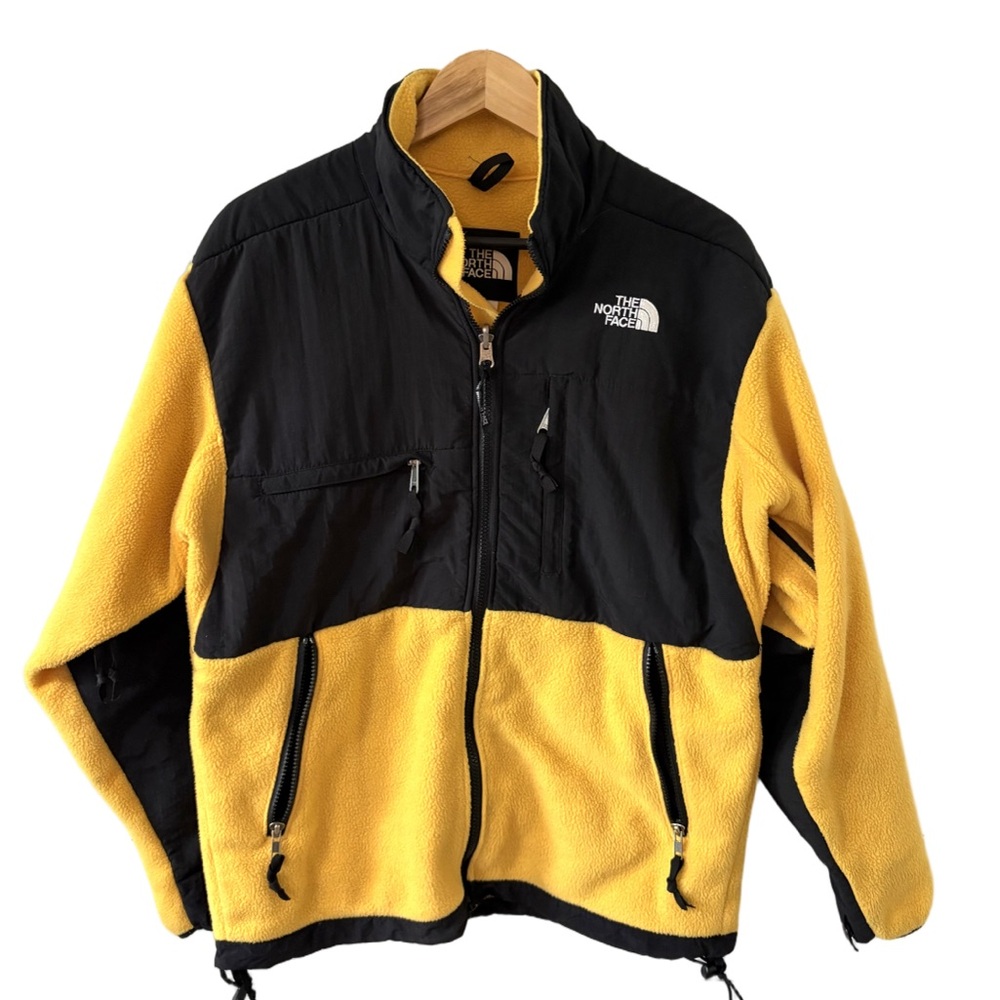 The North Face Yellow and Black Performance Jacket